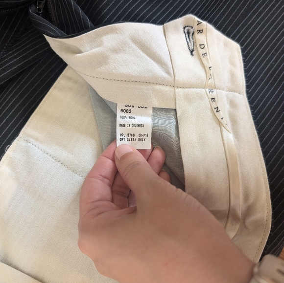 Oscar de la Renta Men Pinstripe Suit - Picture 13 of 14